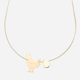 COLLIER PERSONNALISÉ "MAMAN POULE" AVEC SES PETITS OEUFS