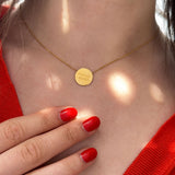 COLLIER PERSONNALISÉ AVEC UNE MÉDAILLE 13 ou 9mm - La Môme Bijou - COLPERSO