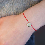 BRACELET PERSONNALISÉ UNE MÉDAILLE (9mm) - La Môme Bijou - Cordon SAINT VALENTIN