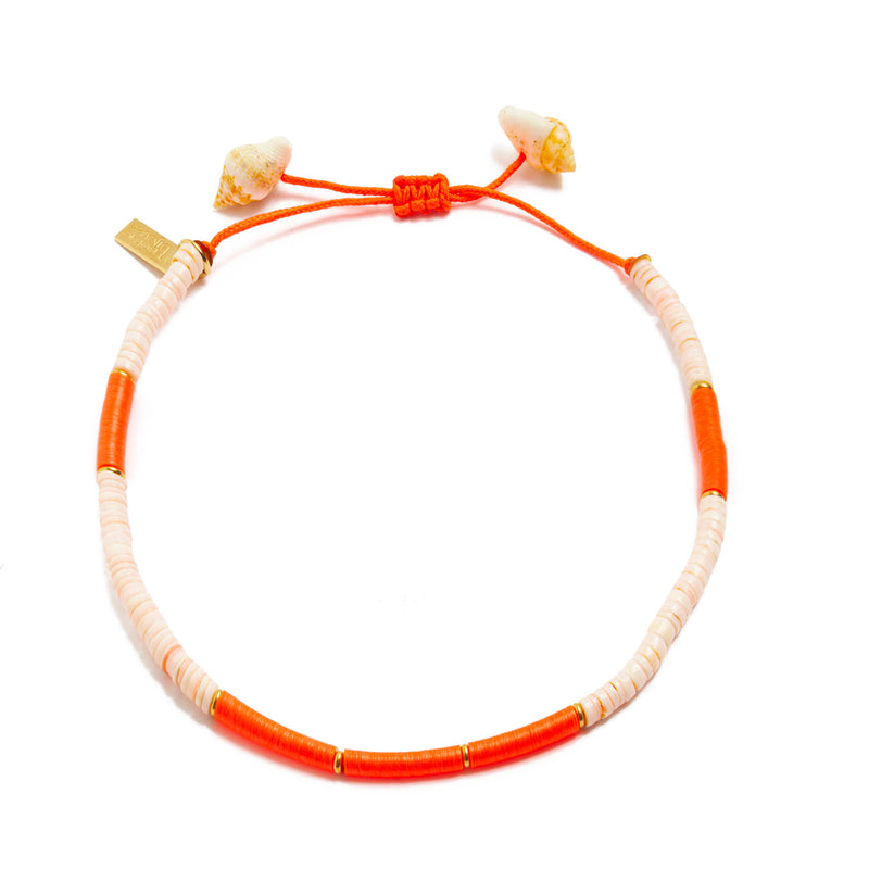 bracelet de cheville avec coquillages et sequins - La Môme Bijou - anklet bracelet Bracelet de cheville bracelets SIARGAO SOLDE