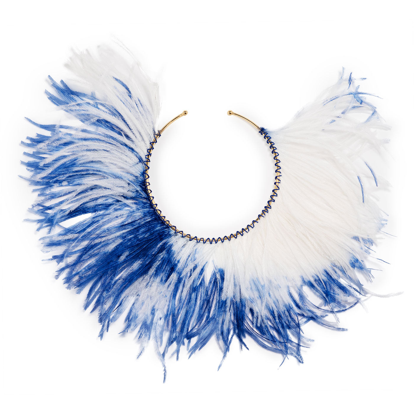 Collier pendentif Médaille Lune blanc - Vesna Garic