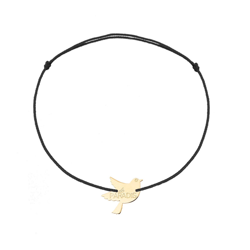 bracelet "oiseau de paradis" - La Môme Bijou - argent 925 bracelet mamanpoule plaqué or plaqué or rose Silver 925 sizable