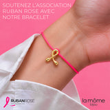 BRACELET RUBAN ROSE 2026 - La Môme Bijou - sizable