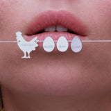 COLLIER PERSONNALISÉ "MAMAN POULE" AVEC SES PETITS OEUFS