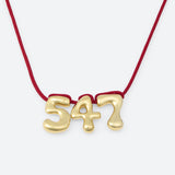 COLLIER AVEC TROIS NUMÉROS