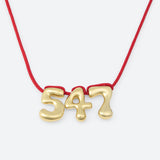 COLLIER AVEC TROIS NUMÉROS