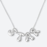 4-BUCHSTABEN-HALSKETTE - VERGOLDET ODER VERSILBERT