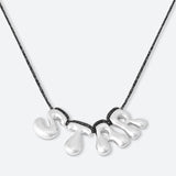 4-BUCHSTABEN-HALSKETTE - VERGOLDET ODER VERSILBERT