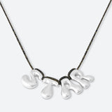 4-BUCHSTABEN-HALSKETTE - VERGOLDET ODER VERSILBERT