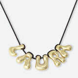 5 LETTER NECKLACE