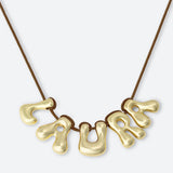 5 LETTER NECKLACE