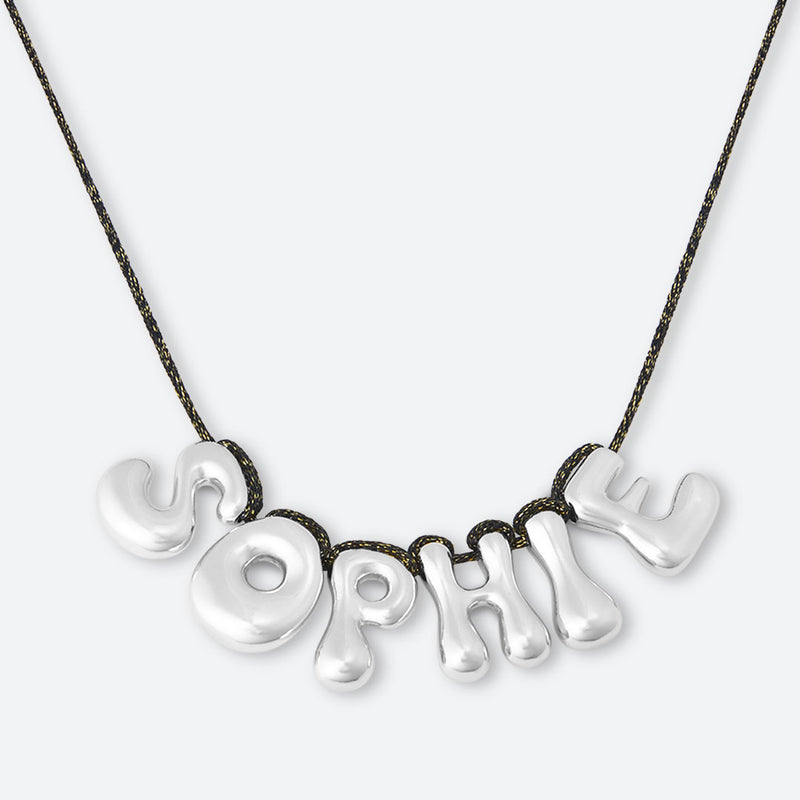 5 LETTER NECKLACE - GOLD OR SILVER PLATED