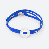 BRACELET RUBAN "ALLEZ L'AMOUR" (avec prénom au dos)