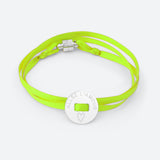 BRACELET RUBAN "ALLEZ L'AMOUR" (avec prénom au dos)