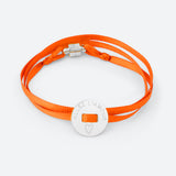 BRACELET RUBAN "ALLEZ L'AMOUR" (avec prénom au dos)