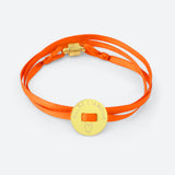 BRACELET RUBAN "ALLEZ L'AMOUR" (avec prénom au dos)