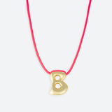 LETTER B NECKLACE
