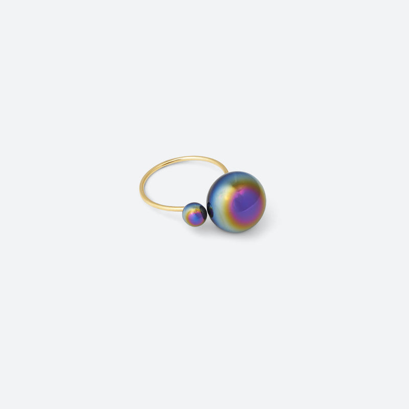 BAGUE BULLE DE NUIT "DUO" (2 MODÈLES)