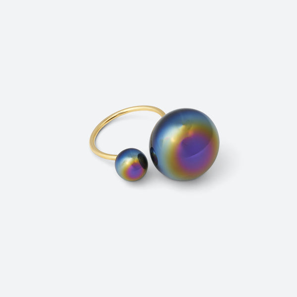 BAGUE BULLE DE NUIT "DUO" (2 MODÈLES)