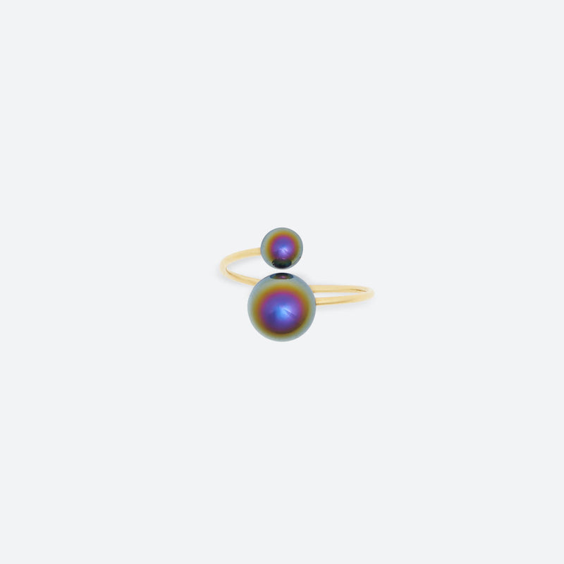 BAGUE BULLE DE NUIT "TWIST" (3 MODÈLES)