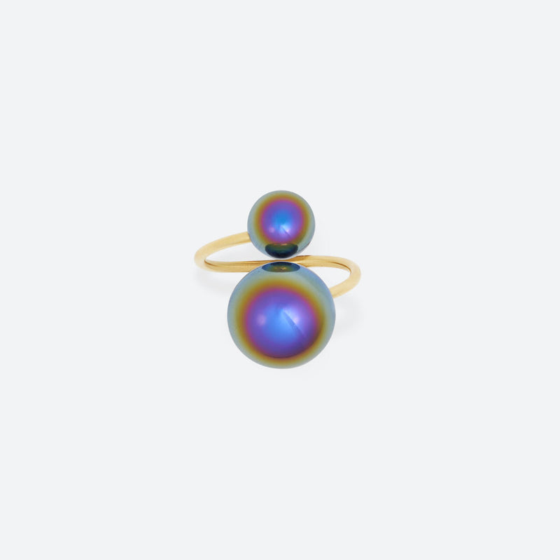 BAGUE BULLE DE NUIT "TWIST" (3 MODÈLES)