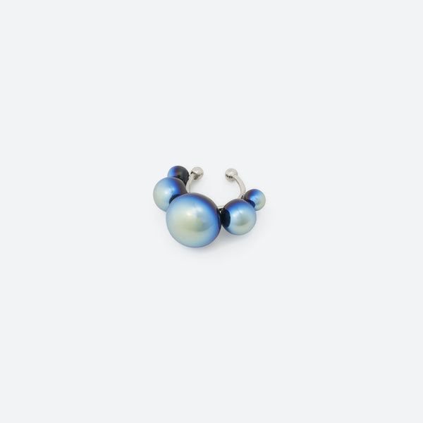 MONO EAR CUFF BULLE DE NUIT "5 PERLES"