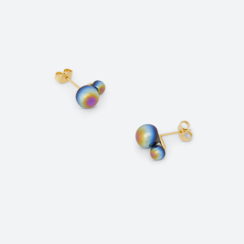 BOUCLES D'OREILLES BULLE DE NUIT "DUO" (2 MODÈLES)