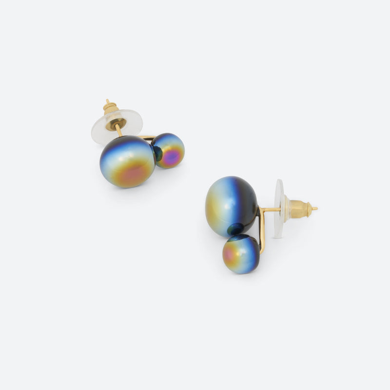 BOUCLES D'OREILLES BULLE DE NUIT "DUO" (2 MODÈLES)
