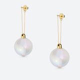 BOUCLES D'OREILLES DANS MA BULLE "NOËL" (2 TAILLES)