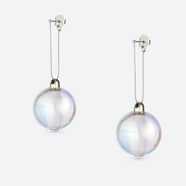 BOUCLES D'OREILLES DANS MA BULLE "NOËL" (2 TAILLES)