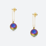 BOUCLES D'OREILLES BULLE DE NUIT "NOËL" (2 TAILLES)