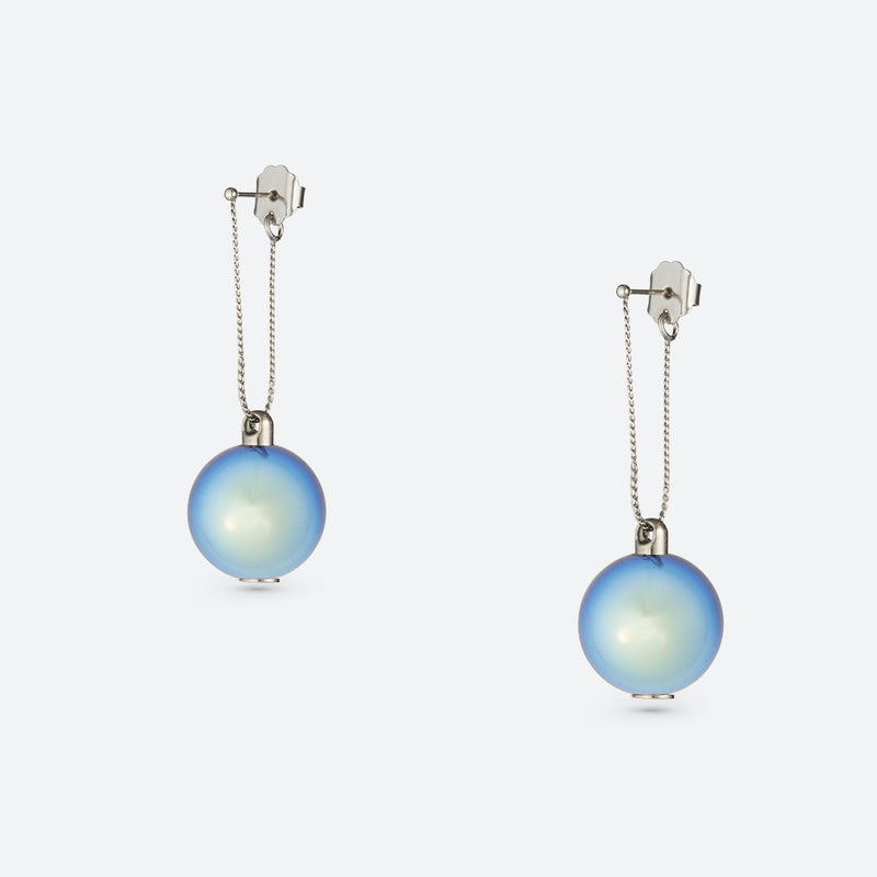 BOUCLES D'OREILLES BULLE DE NUIT "NOËL" (2 TAILLES)