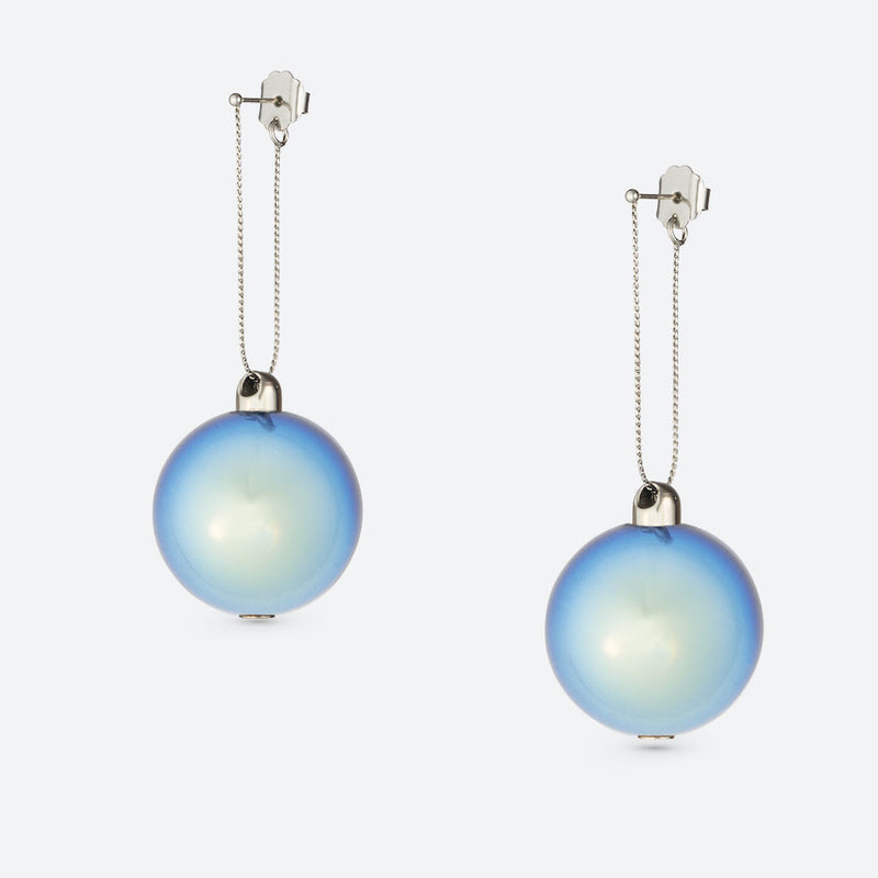 BOUCLES D'OREILLES BULLE DE NUIT "NOËL" (2 TAILLES)