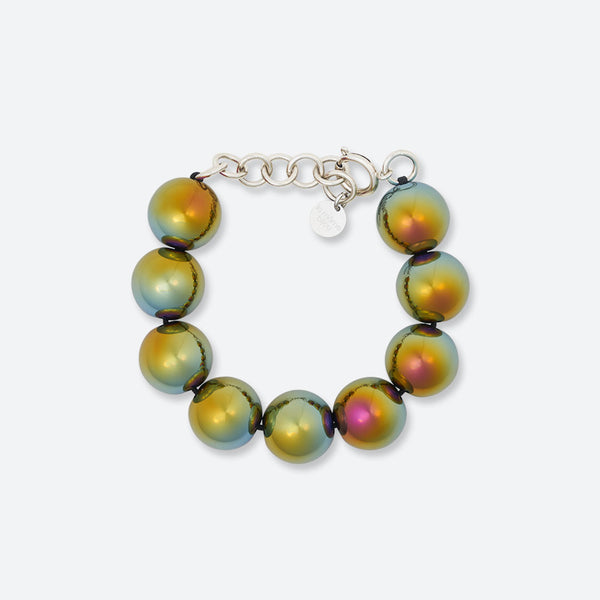 BRACELET BULLE DE NUIT "9 PERLES"