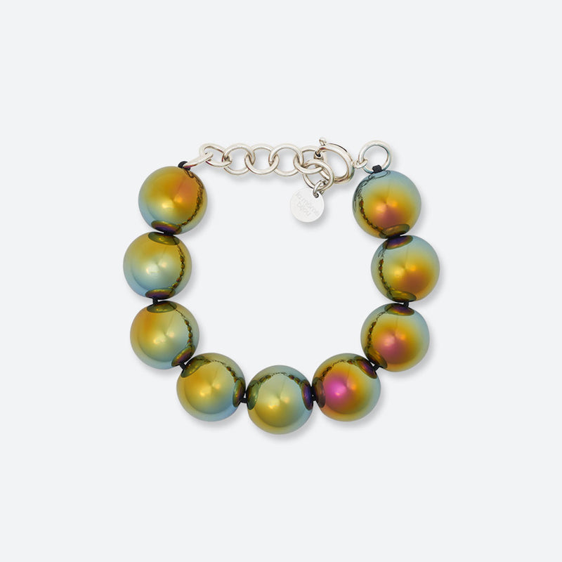 BRACELET BULLE DE NUIT "9 PERLES"