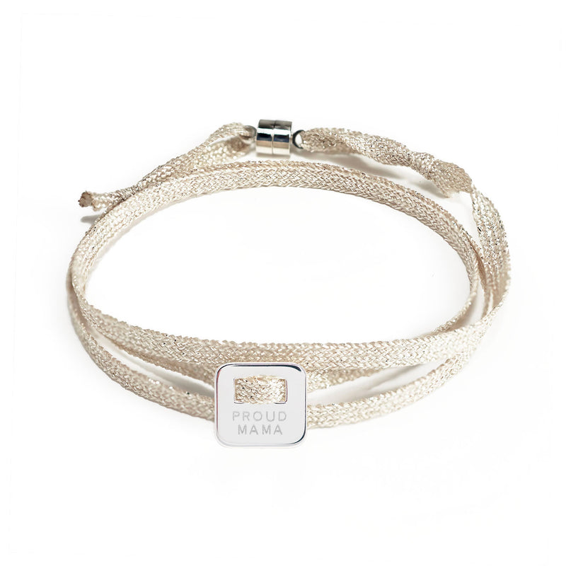 BRACELET "BADASS MAMA" ARGENT 925 - La Môme Bijou - argent 925 bracelet FÊTE DES MÈRES Silver 925 sizable