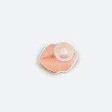 BROCHE AVEC UNE BOUCHE BRODÉE - La Môme Bijou - broche bulle GUM SAINT VALENTIN
