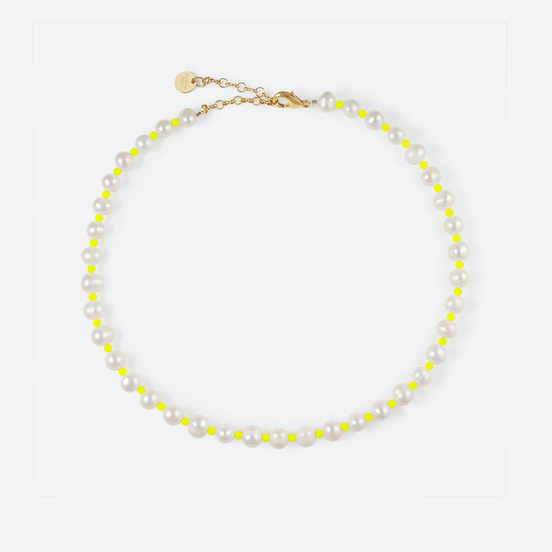 COLLIER EN PERLES - La Môme Bijou - collier Necklace perle PRIDE STACK SUNSET