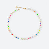 COLLIER EN PERLES - La Môme Bijou - collier Necklace perle PRIDE STACK SUNSET