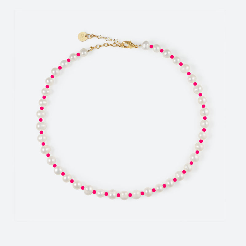 COLLIER EN PERLES - La Môme Bijou - collier Necklace perle PRIDE STACK SUNSET