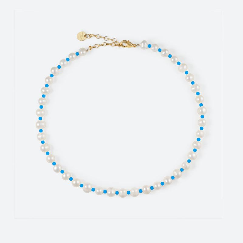 COLLIER EN PERLES - La Môme Bijou - collier Necklace perle PRIDE STACK SUNSET