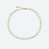 COLLIER EN PERLES - La Môme Bijou - collier Necklace perle PRIDE STACK SUNSET
