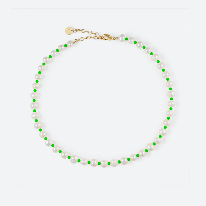 COLLIER EN PERLES - La Môme Bijou - collier Necklace perle PRIDE STACK SUNSET
