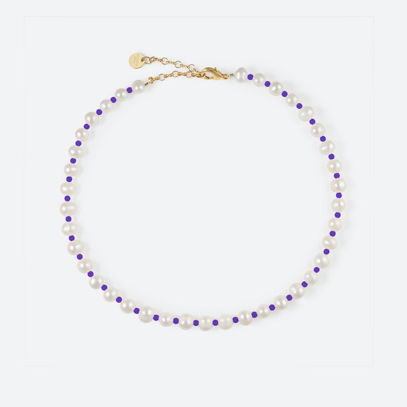 COLLIER EN PERLES - La Môme Bijou - collier Necklace perle PRIDE STACK SUNSET