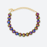 COLLIER BULLE DE NUIT "17 PERLES"