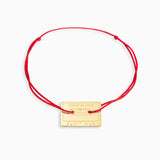 bracelet with a gold-plated cassette