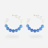 CRÉOLES BUBBLE TEA - La Môme Bijou - boucle d'oreille boucles d'oreilles BT24 BUBBLE TEA Créole earring earrings Gold Plated maxi créoles mini hoops Nulls.Net-Hidden plaqué or