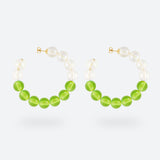 CRÉOLES BUBBLE TEA - La Môme Bijou - boucle d'oreille boucles d'oreilles BT24 BUBBLE TEA Créole earring earrings Gold Plated maxi créoles mini hoops Nulls.Net-Hidden plaqué or