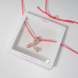 COLLIER RUBAN ROSE