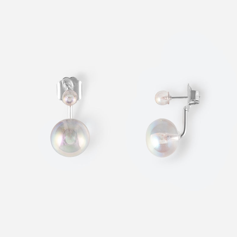 BOUCLES D'OREILLES TOI ET MOI (MINI) - La Môme Bijou - boucle d'oreille boucles d'oreilles bulle DMB23 earring earrings NEW Nulls.Net-Hidden Palladium plaqué or rose rose gold plated
